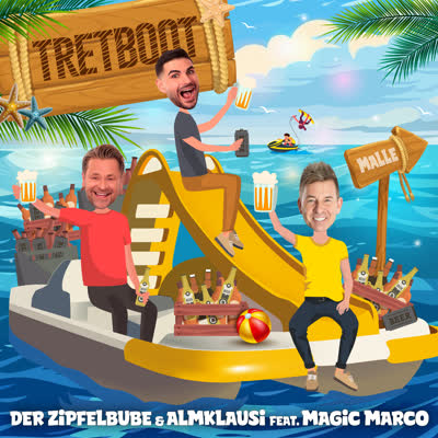 DER ZIPFELBUBE UND ALMKLAUSI - TRETBOOT